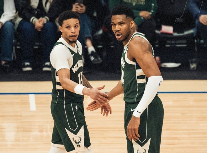 热火迎战雄鹿 字母哥调侃阿德巴约82分